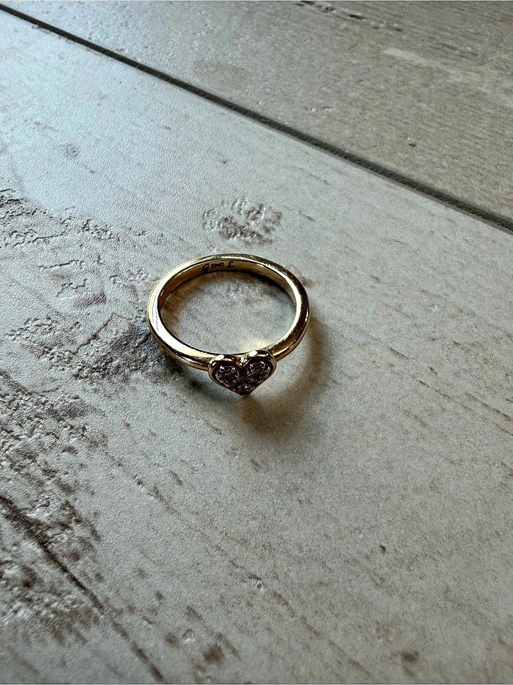 James Avery Gold Heart Ring
